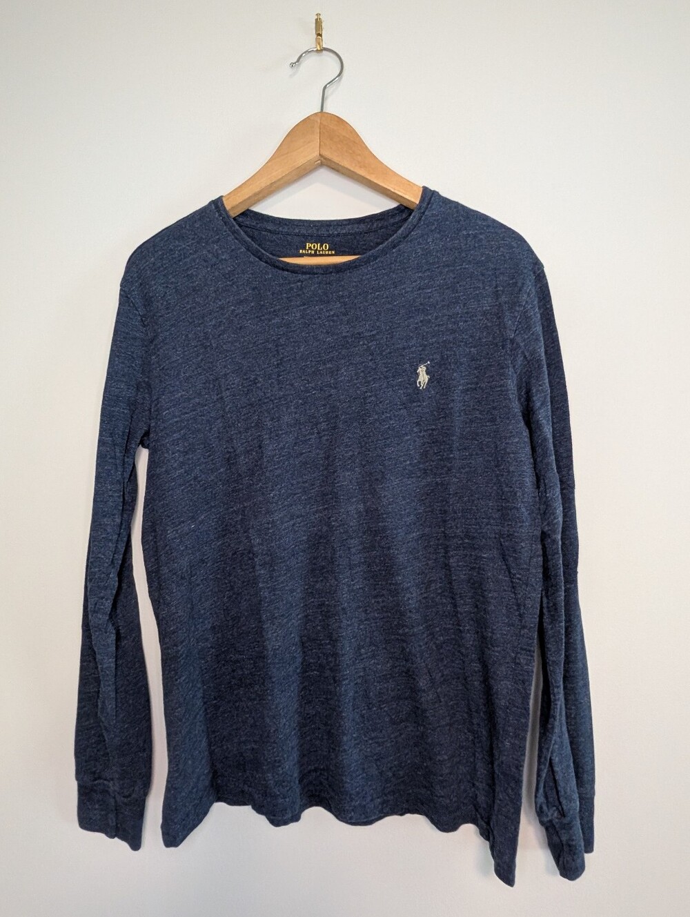 Polo by Ralph Lauren Navy Crewneck Long-Sleeve Shirt